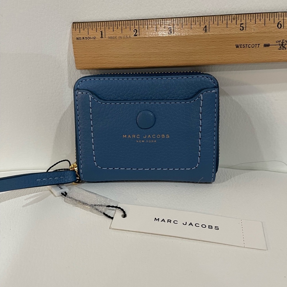 Marc Jacobs Blue Leather Wallet